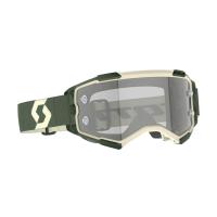 Scott Очки кроссовые Fury LS kaki green/light sensitive grey works в Москве